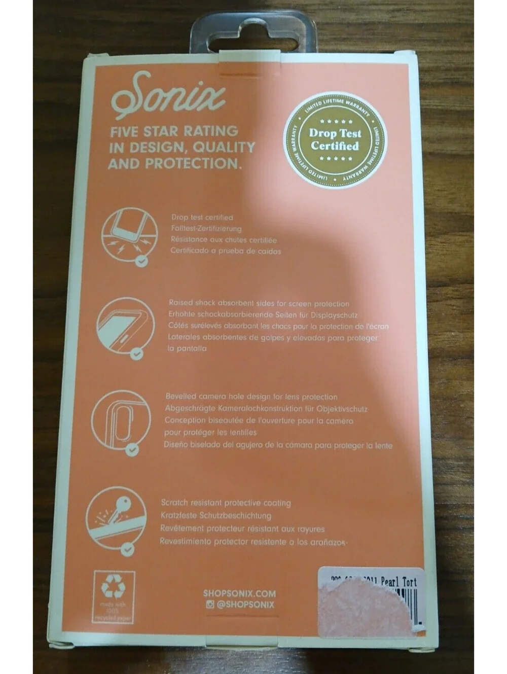 Sonix IPhone 11 Pro/Xs/X Clear Coat Series Case